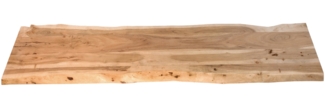 Tischplatte Baumkante Akazie Natur 200 x 40 cm CURTIS 76574198