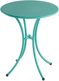 Pigalle Gartentisch Ozeangrün Stahl
