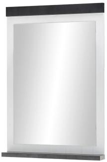 Badspiegel SHERWOOD B7 Pinie weiß und anthrazit mit LED