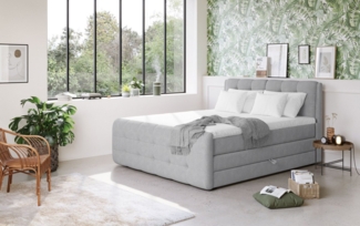 COTTA Boxspringbett Fort mit Bettkasten, inkl. Topper, erhältlich in verschiedenen Breiten (160cm, 180cm & 200cm)