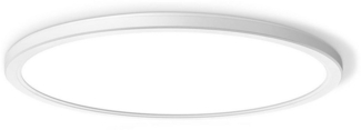 ibettertec Deckenleuchten Flach Rund Weiß Deckenlampe Ø30cm wasserdicht BadLeuchte Lampe,Dimmbar, LED fest integriert,3000-6000k,24W, weiß, Bad-Leuchte Lampe Flur inkl Leuchtmittel,Triple Anti Deckenleuchten