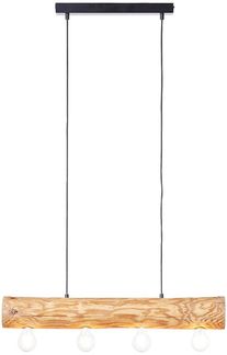 Brilliant Leuchten No. 99432-35 Pendelleuchte Trabo 4-flammig E27 kiefer gebeizt