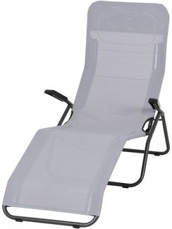 Siena Garden Sonnenliege ANCO, 144 x 72,5 x 103,5 cm J40966 hellgrau