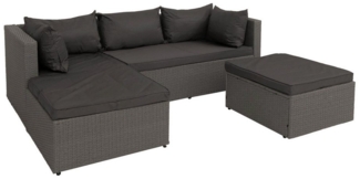 MCW Polstergarnitur MCW-O46, (3-tlg), Wasserabweisender und UV-beständiger Bezug