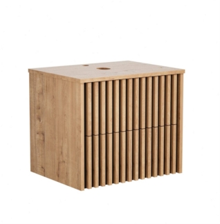 UEV Unterschrank Waschbeckenunterschrank Hängeschrank Badezimmerschrank Wandschrank (Badmöbel, Badezimmmer Schrank) Soft-close Schubladen,Waschbeckenunterschrank mit 2 Schubladen