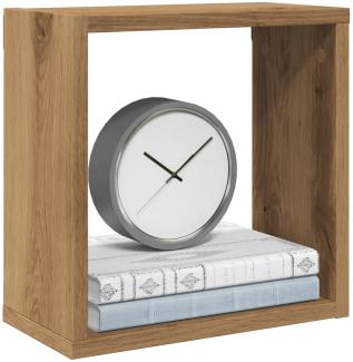 vidaXL Würfel-Wandregale 4 Stk. Artisan-Eiche 30x15x30 Holzwerkstoff 856580