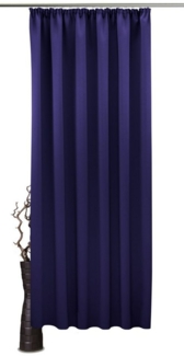 VHG Verdunkelungsvorhang Leon, Kräuselband (1 St), verdunkelnd, Polyester, Raumverdunklung