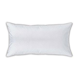 Curt Bauer Mako-Brokat-Damast Bettwäsche Arezzo | Kissenbezug einzeln 40x80 cm | weiss