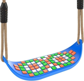 Schaukel SELEWARE Blau - Kinder Erwachsene Outdoor Indoor Garten Kinderschaukel