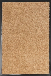vidaXL Fußmatte Waschbar Creme 40x60 cm 323463