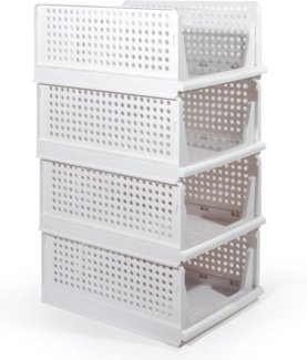 Zedelmaier Organizer Schrank-Organizer Kleiderschrank Schublade faltbare Aufbewahrungsbox (Set, 4 St)