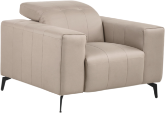 Sessel OMMEL Kunstleder Taupe