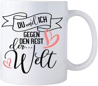 Giftandprint Tasse Du lieblingsmensch,Valentinstag, Valentinstaggeschenk, Kaffeetasse, Ink. Geschenkbox, Zum Valentinstag, Geschenke für Sie/Ihn