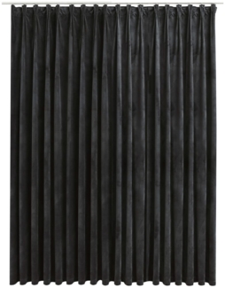 vidaXL Verdunkelungsvorhang mit Haken Samt Anthrazit 290 x 245 cm 134503