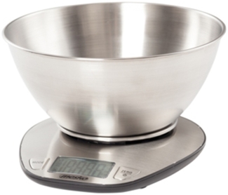 Mesko MS 3152 Digitale Küchenwaage mit Edelstahlschüssel 2 L, LCD-Display