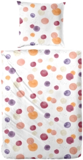 Westminster Bettwäsche Mikrofaser Kreise pink orange 135 x 200 cm