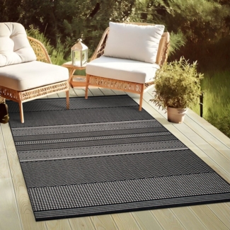 oKu-Tex Outdoorteppich PLUTUS In- & Outdoor Teppich, Flachgewebe, Sisaloptik, rechteckig, Höhe: 3 mm
