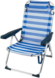 BigBuy Haushaltsprodukte Aktive Klappstuhl, gestreift, 48 x 90 x 60 cm, 2 Stück