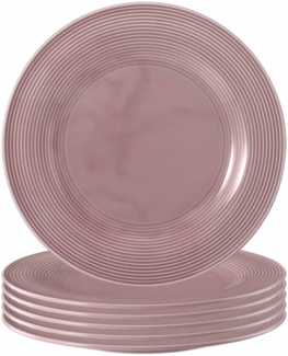 Seltmann Weiden Beat Color Glaze Speiseteller ø 27,7 cm 6er Set Altrosa