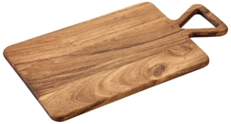 KESPER Schneidbrett 29130 aus Akazienholz mit Griff / Schneidbrett