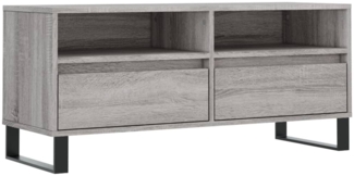 TV-Schrank Lowboard TV Grau Sonoma 100 x 34,5 x 44,5 cm Holzwerkstoff
