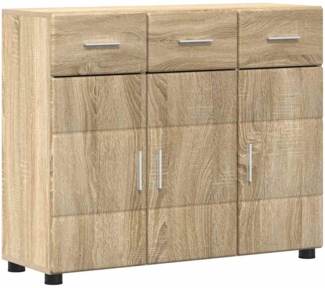vidaXL Sideboard Sonoma-Eiche 88,5 x 30,5 x 73 cm Holzwerkstoff 880313
