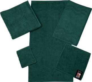 ROSS Seiftuch Cashmere feeling, (6-St), mit Wellen-Bordüre