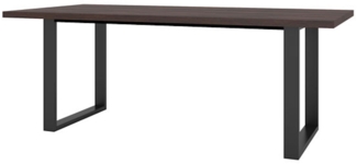 Esstisch "Halle" Küchentisch 200x100cm Wallace Eiche schwarz