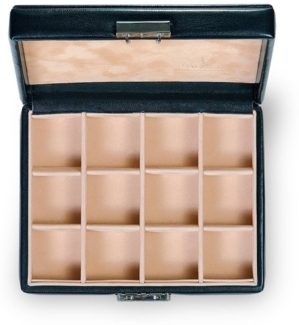 Sacher Schmuckkasten Ring- und Sammleretui, Handgefertigt in Deutschland