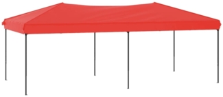 vidaXL Faltpavillon 3x6m Rot – Wasserdichtes Partyzelt für Garten & Events
