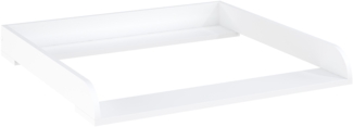 Shefa Kids Wickelaufsatz 800 - Universeller Wickeltischaufsatz für Ikea Kommoden MALM, HEMNES und NORDLI, Weiß