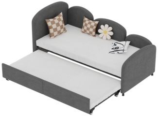Odikalo Schlafsofa Aufbewahrungssofa Twin Size Daybed Storage Drawers Velvet gepolstert