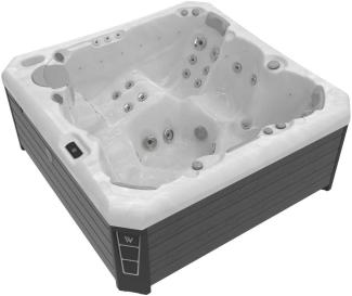 Wellis Malaga Life Whirlpool Außenwhirlpool 218x218x90cm für 6 Personen inkl. Thermocover