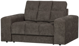 Loveseat Date aus Webstoff, Grau