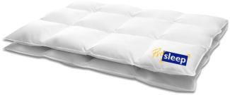 HANSKRUCHEN Daunendecke Pro Sleep - Wäremklasse:Warm - 200 x 200 cm - 2,620 kg