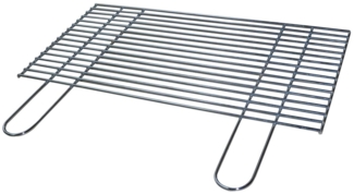 TrendLine Grillrost 58 x 30 cm verchromt Grillgitter Grillaufsatz rechteckig