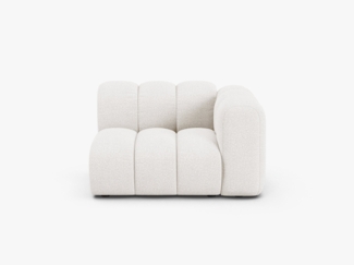 Micadoni Modul Lupine 1-Sitzer Rechts Boucle Baloo Weiß