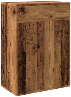 Schuhschrank Altholz-Optik 60 x 35 x 84 cm Holzwerkstoff