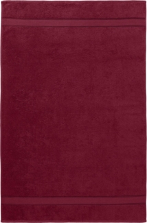 BettwarenShop Handtuch Serie Essential|Badetuch 100x150 cm| bordeaux