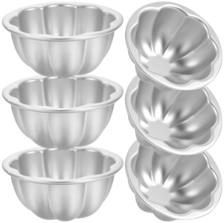 ABC Abwaschbare Tarteformen, Kuchenformen, Puddingformen, geeignet zum Dämpfen von Cupcakes