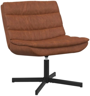 vidaXL Drehstuhl Braun 63 x 75 x 76 cm Antikes PU 42007349