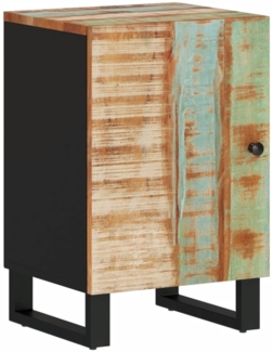 Badschrank, Badezimmerschrank 38 x 33 x 58 cm Altholz Massiv