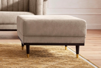 Home affaire Hocker Chamby, mit Holzrahmen unten