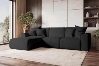 99rooms Ecksofa Gusto, Sofa L-Form, Eckcouch, mit abnehmbaren Kissen, Rundumbezug aus gepolstertem Cordstoff POSO
