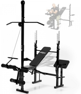 Physionics Hantelbank Multifunktion Hantelbank Trainingsbank Kraftstation Schrägbank, (1-tlg)