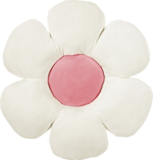 Magma Heimtex Dekokissen Formkissen Blume Minnie Cordsamt, gefüllt frische Farben ⌀ ca. 50 cm