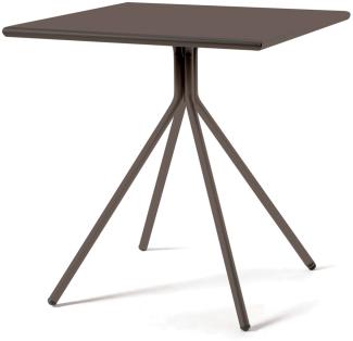 Outdoortisch Rick 80x80x75 cm bronze