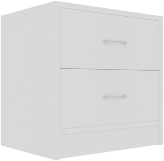 Nachttisch Nachtschrank Weiß 40 x 30 x 40 cm Holzwerkstoff