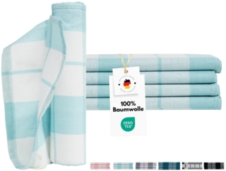 Carpe Sonno Geschirrtuch 100% Baumwolle Spültuch Trockentuch Allzweck-Tücher - GASTRO QUALITÄT, (Spar-Set, 4-tlg, 4 Geschirrtücher), Schweres Geschirrhandtuch mit Aufhänger für Küche Haushalt Home