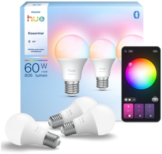Philips Hue Essential WCA 806 A60 E27 3P EU
